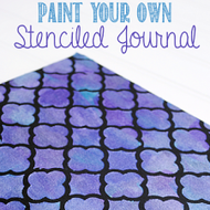 Stenciled Journal Tutorial