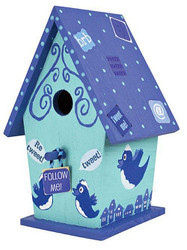 Twitter and Tweet Birdhouse