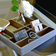 Upcycled Tray Organizer