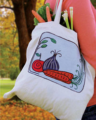 Veggie Canvas Market Tote