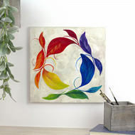 Color Wheel Art | Leaf Color Wheel