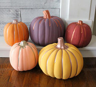 Fall Colors Painted Pumpkins