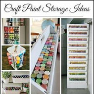 Craft Paint Storage Ideas