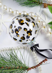 Easy Cheetah Print Ornament