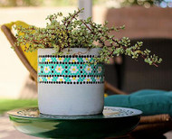 Dot Art Mosaic Planter