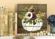 Fall Floral Pumpkin Painting