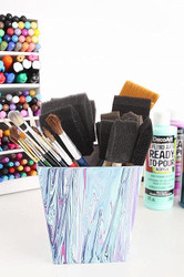 Fluid Art l Paint Pour Brush Holder