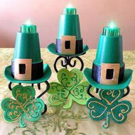 Leprechaun Hat Candle Holders