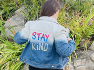 Painted Jean Jacket | Stay Kind