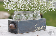 Rustic Mason Jar Centerpiece