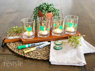 Shamrock Votive Table Centerpiece