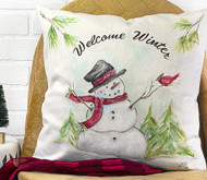 Snowman Pillow | Winter Decor DIY