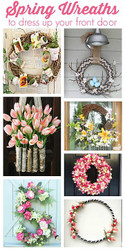 Spring Wreaths to Dress Up Your Front Door