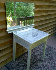 Upcycled School Desk Vanity