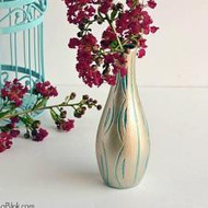 Restyle a Vase with Metallics