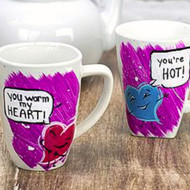 DIY Valentine's Day Gift | Fun Painted Mugs