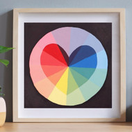 Color Wheel Art | Heart Art