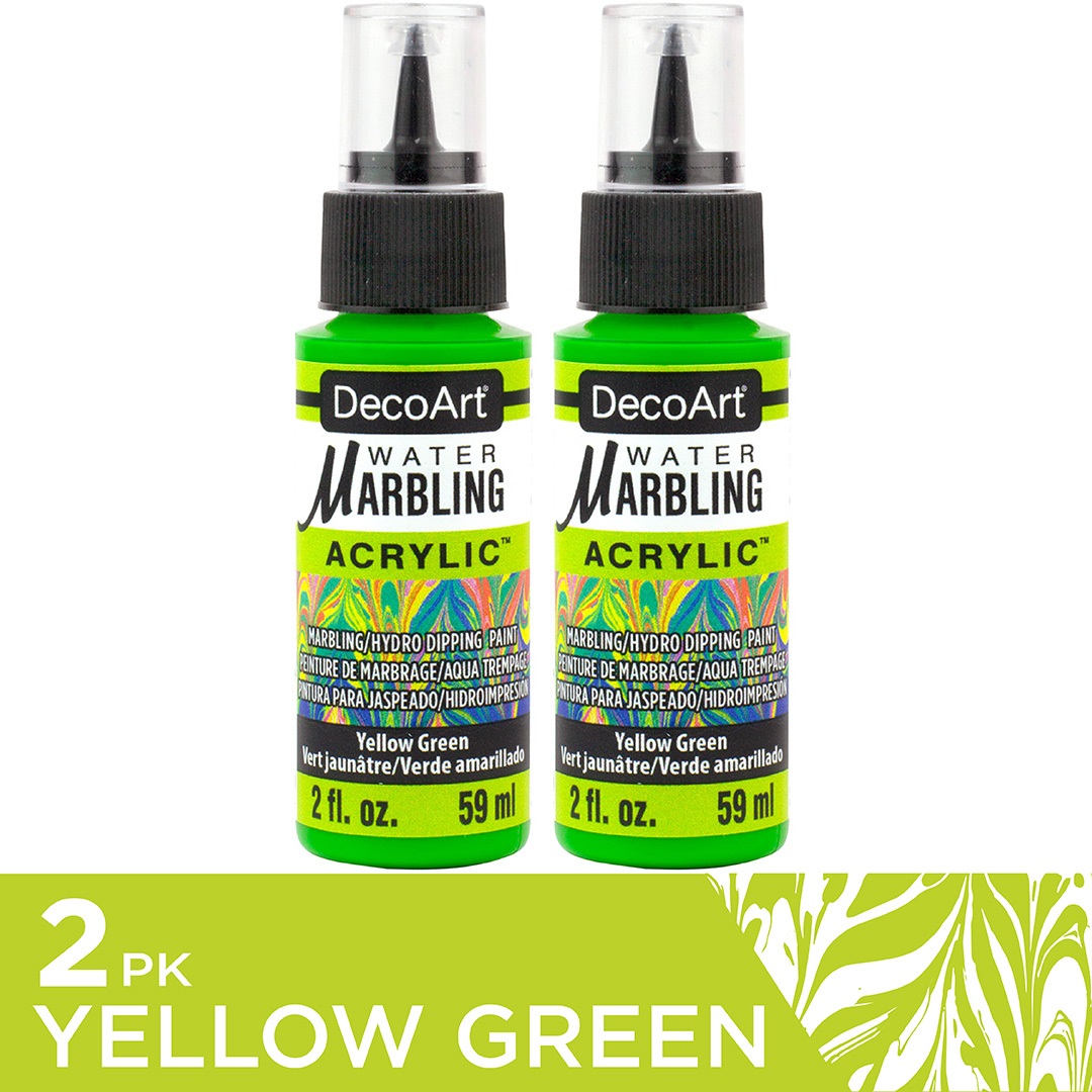 Water Marbling Paint Chartreuse 2pk Product Image