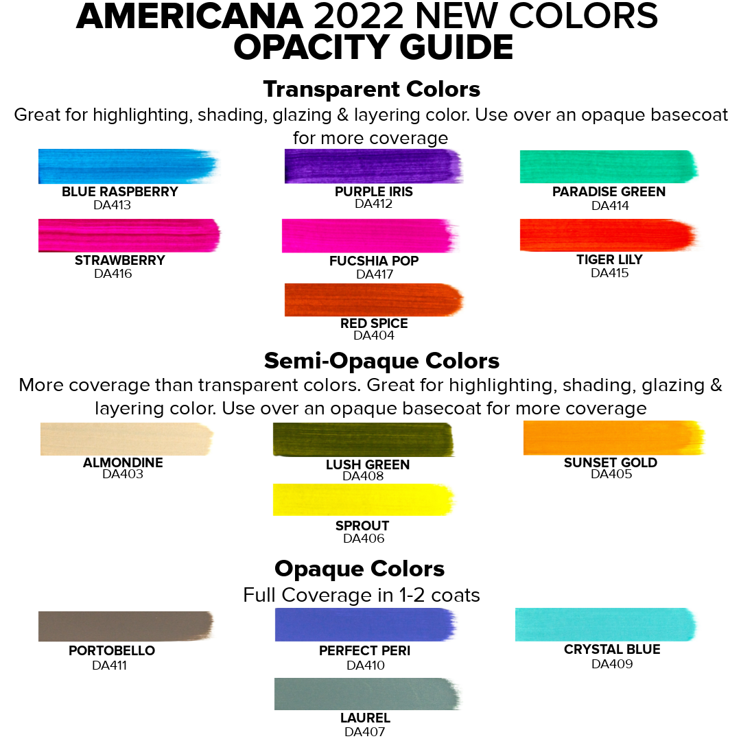 DecoArt® Americana® 18 Color Pastels with Pop Acrylic Paint Set