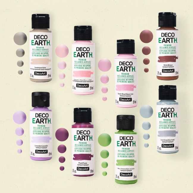 Recycled Paint Review - Testing Deco Earth Acrylic Craft Paint