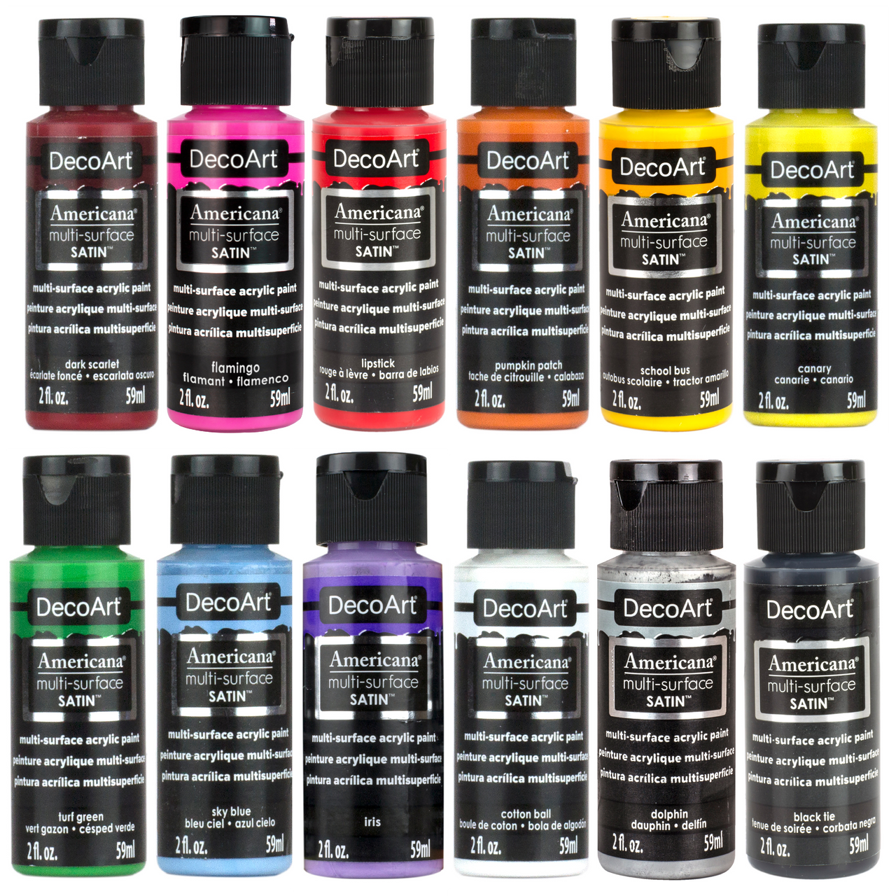 Americana Acrylics Color Wheel Paint Set