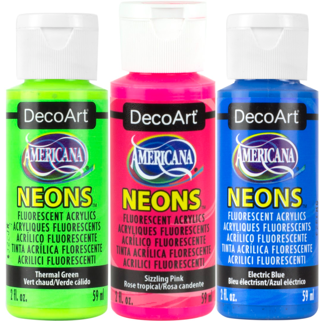 Americana Neons - DecoArt Acrylic Paint and Art Supplies