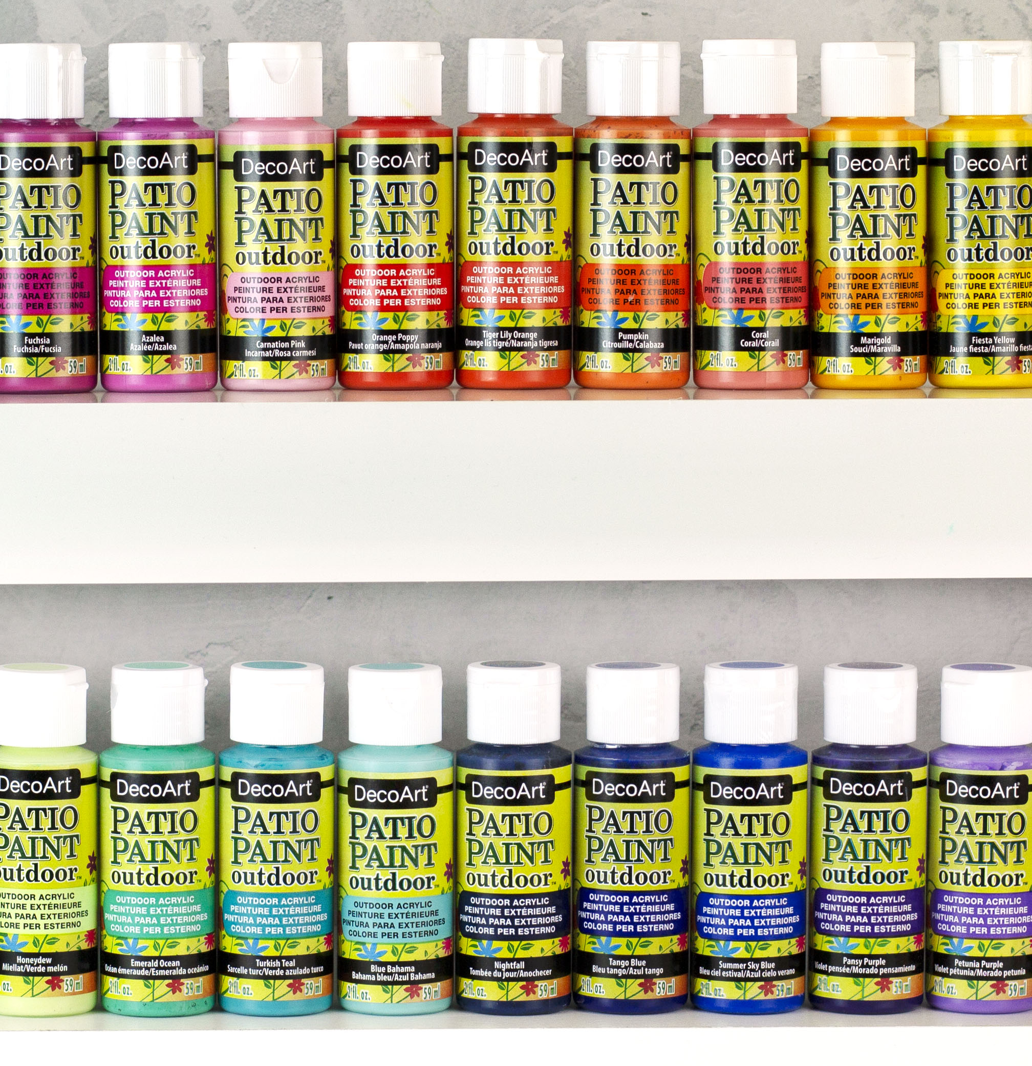 12 Pack: Outdoor Acrylic Paint by Craft Smart®, 2oz. 