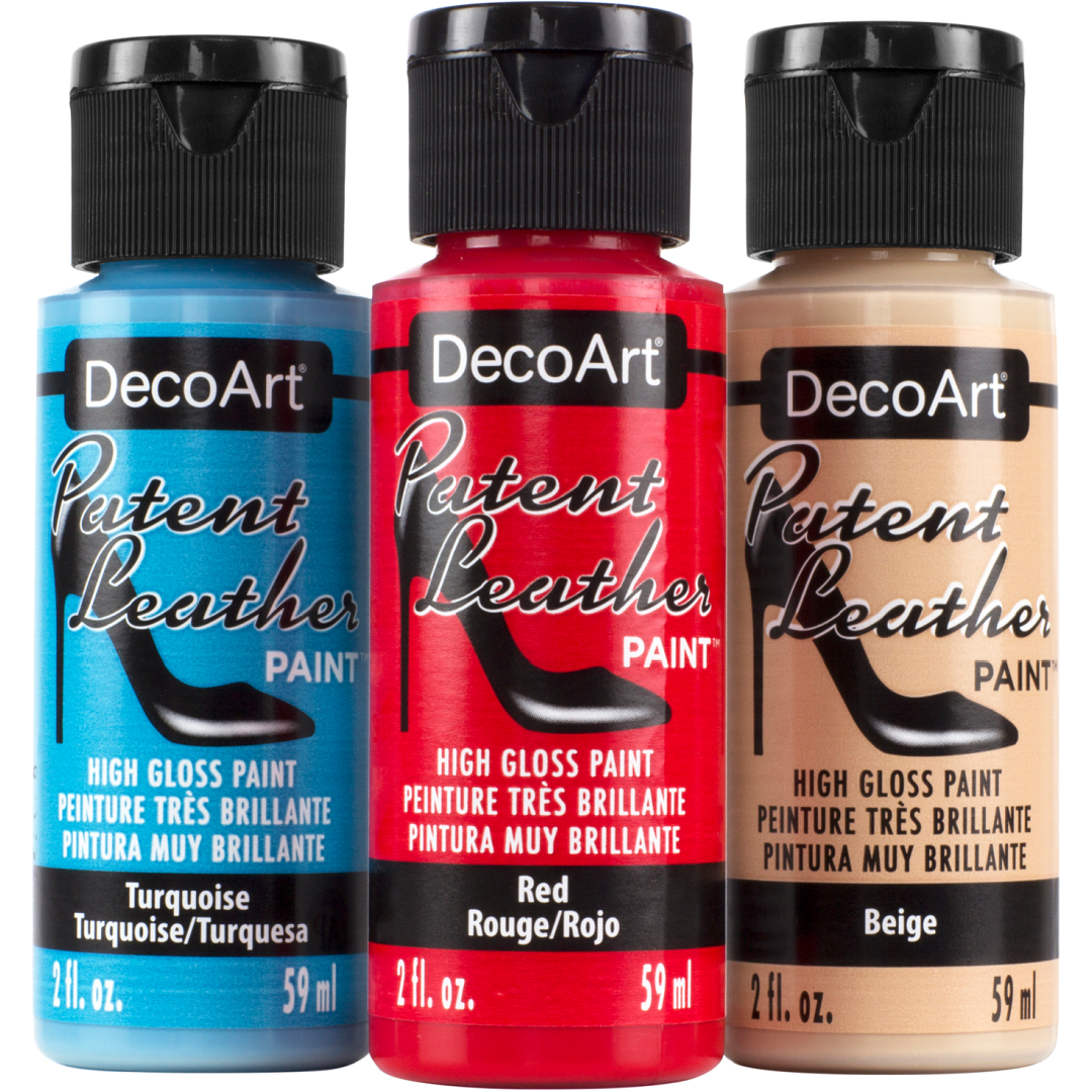 Decoart patent leather paint clearance