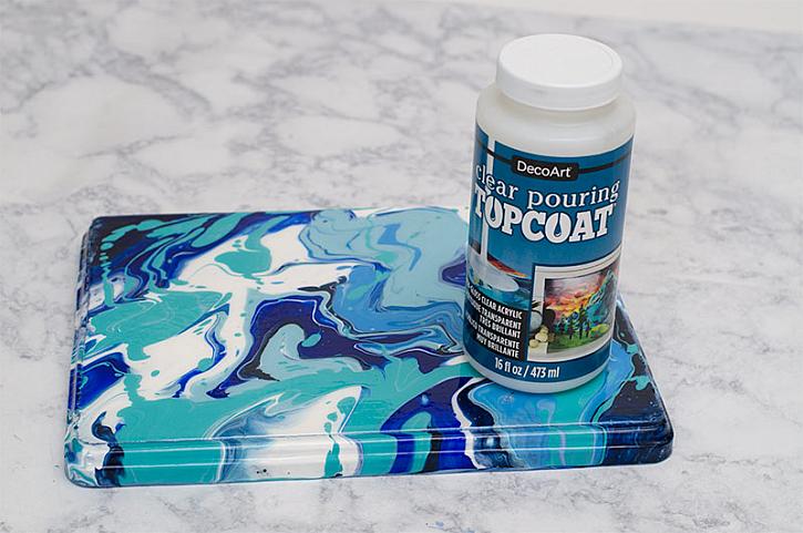 45) Product Review - DecoArt Clear Pouring Topcoat - Fluid Acrylic Paint  Pouring - Flow Art 