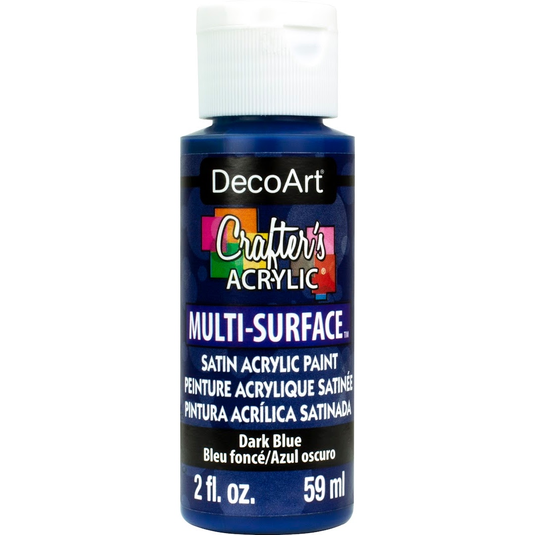 DecoArt 2 oz. 12-Color Acrylic Craft Paint Set DASK353-B - The