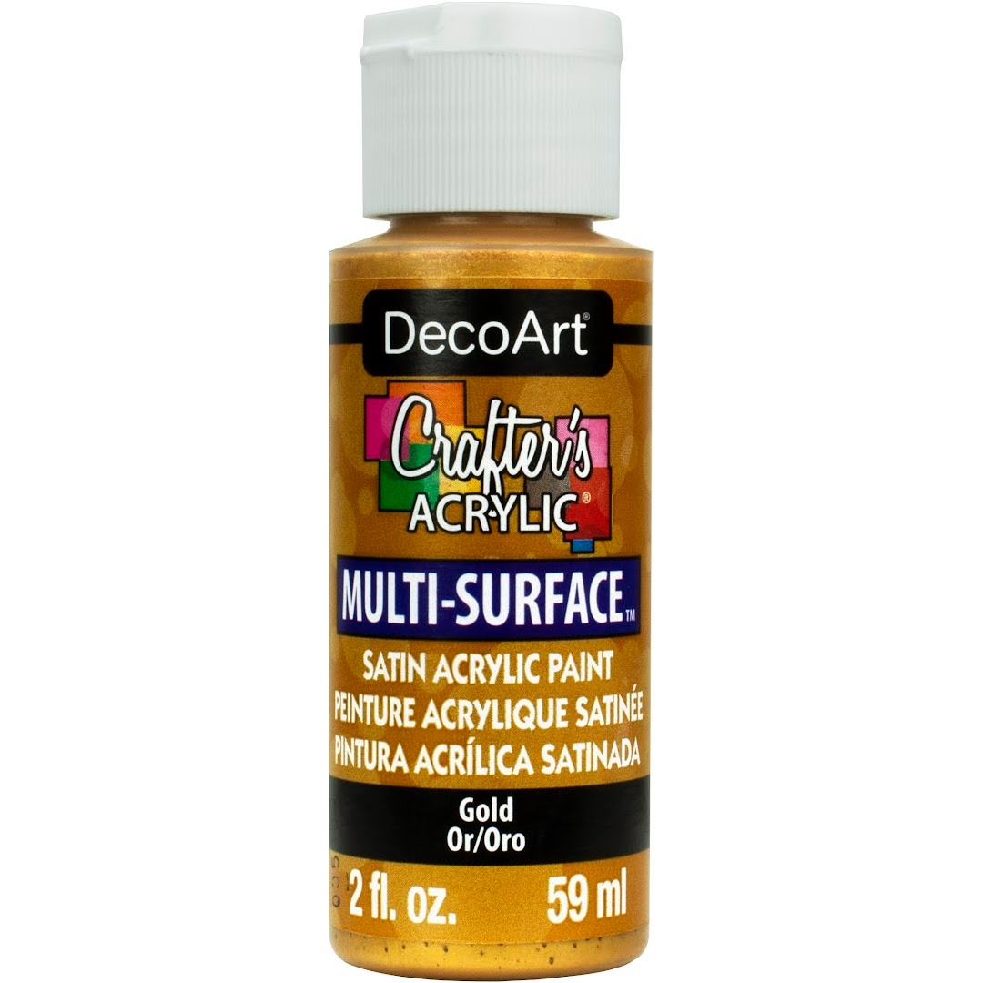 Decoart Crafters Acrylic Paints Gold Shades 59ml 2oz Bottles -  Denmark