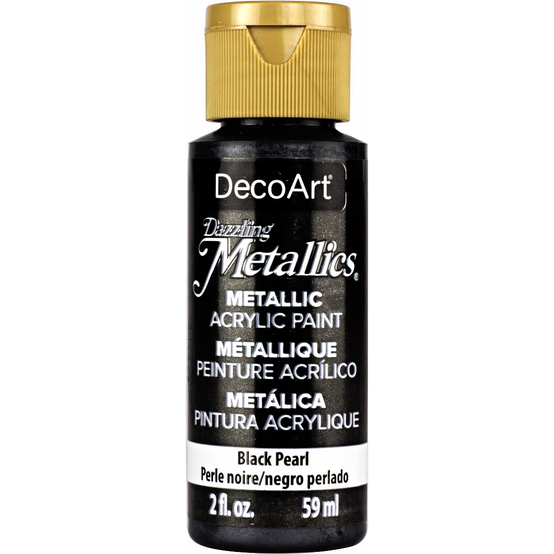 Decoart Dazzling 8 oz Splendid Gold Metallic Acrylic Craft Paint