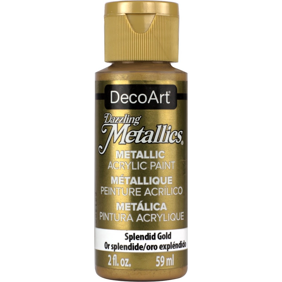 Pintura Acrilíca metalizada DecoArt Dazzling Metallics - Festive Green x59  ml - Perles & Co