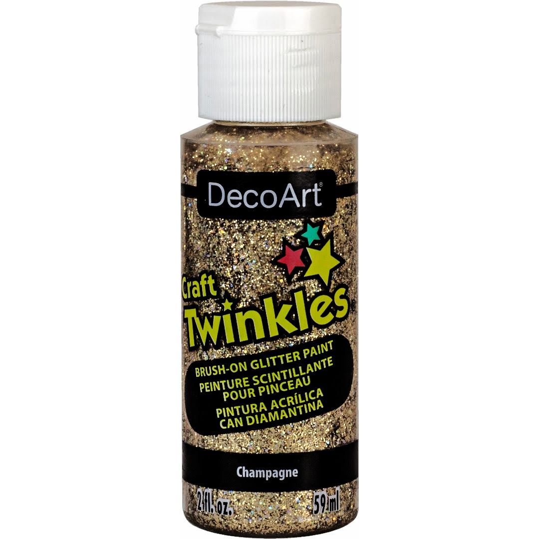 DecoArt 2 oz. Craft Twinkles Gold Glitter Paint DCT3-3 - The Home Depot