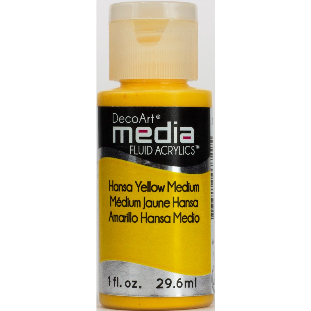 Hansa Yellow Medium (4oz Fluid Acrylic)