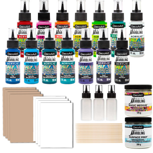 DecoArt® Primaries Water Marbling Acrylic™ Paint Set