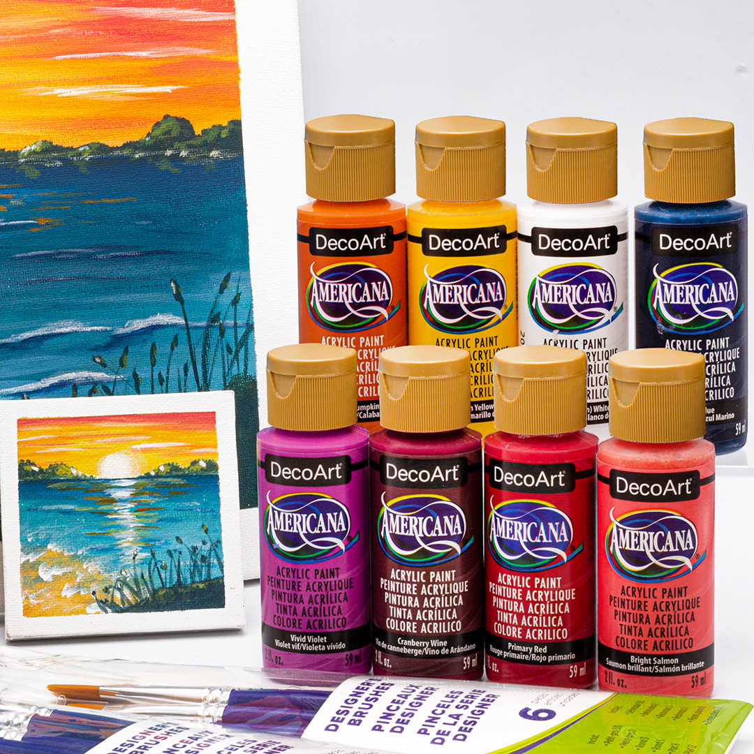 Coastal Colors Acrylic Paint Set