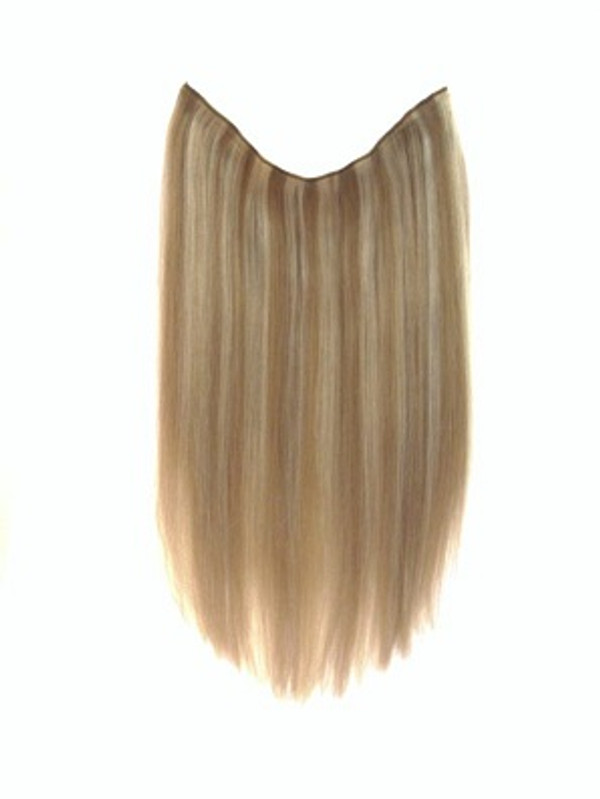 NHS 27/613 Honey/Platinum Blonde 21" FlipIN Wire Human Remy Hair Extension