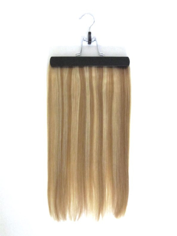 NHS 27/613 Honey/Platinum Blonde 21" FlipIN Wire Human Remy Hair Extension
