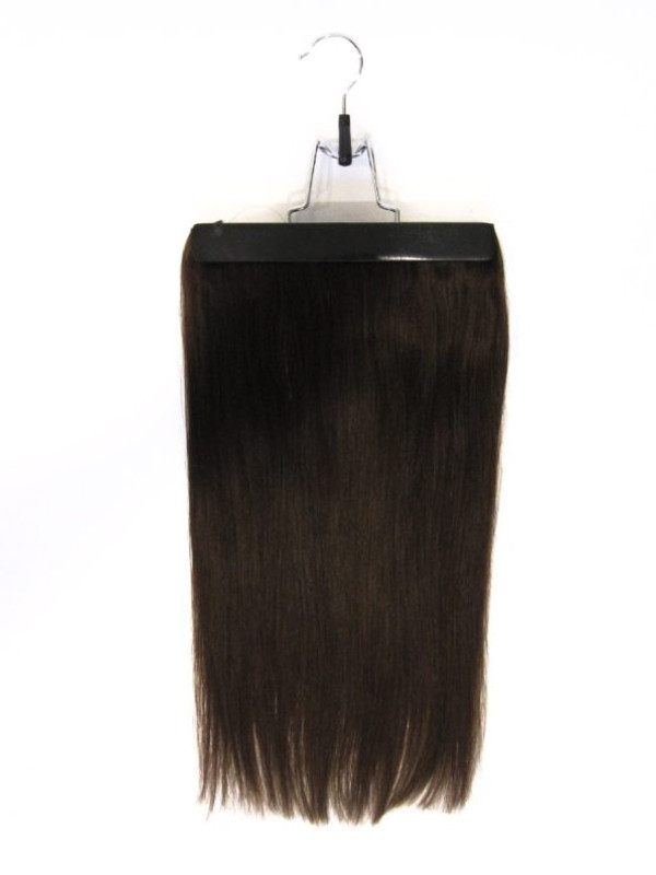 NHS 2 Twilight Brown 21" FlipIN Wire Human Remy Hair Extensions