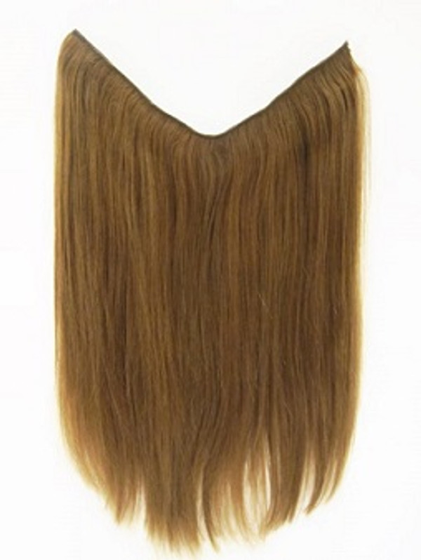 NHS 8 Hazel Brown 19" FlipIN Wire Human Remy Hair Extension
