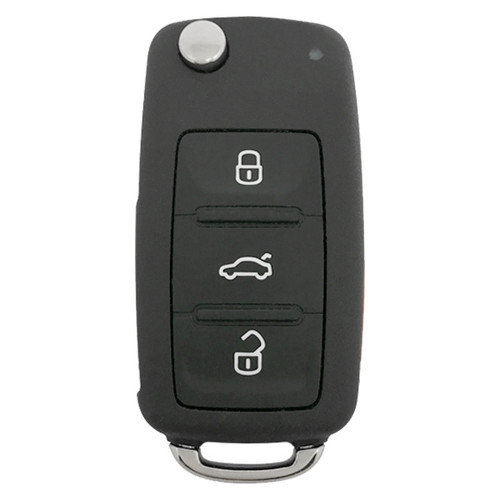 Volkswagen 4-Button Flip Key, ID 180474, VW001