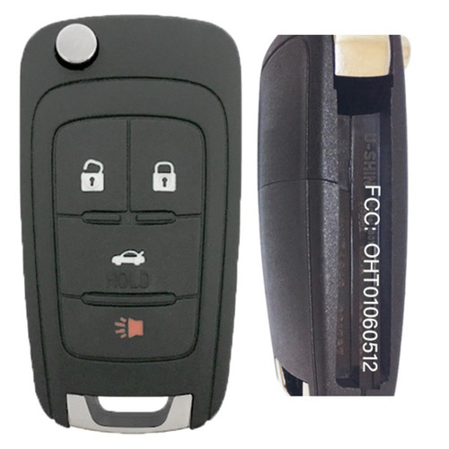 Buick / Chevrolet / GMC 4-Button Flip Key, ID 180326, ULK642