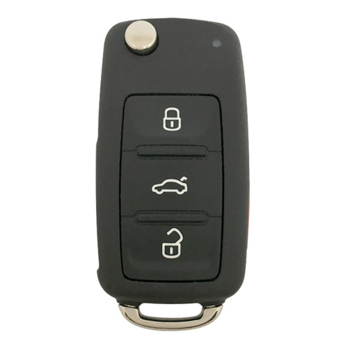 Volkswagen 4-Button Flip Key, ID 197408, VW046