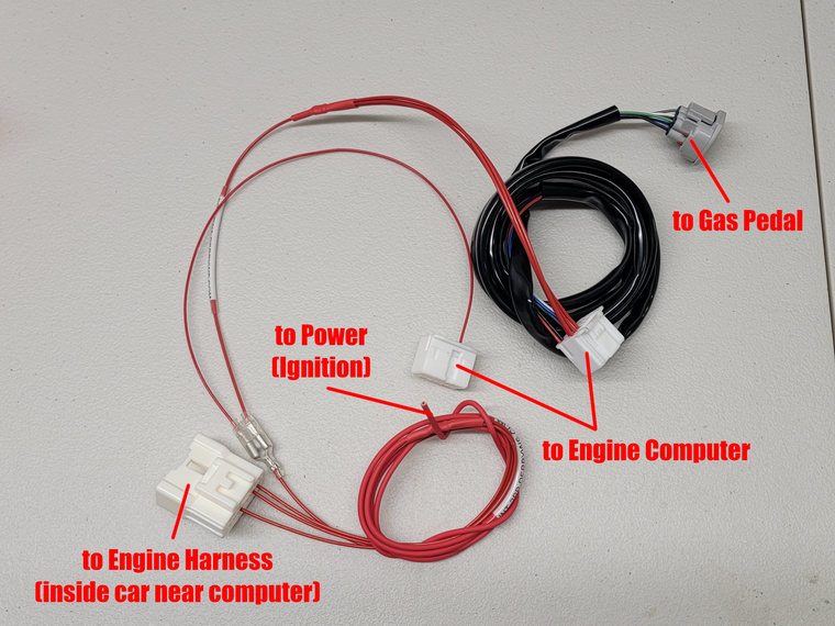 Power Harness - INT-2BB + ECU-5WA + ECU-9A