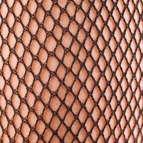 Adult Footed Traditional Fishnet Tights- Fiesta