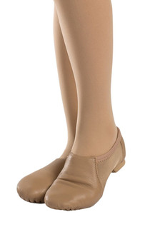 Child Rubber Sole Jazz Shoe - Jesse (Caramel)