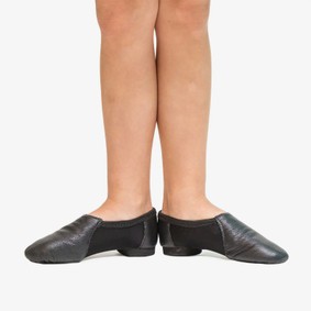 Child Rubber Sole Jazz Shoe - Jesse (Black)