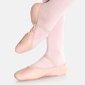 Adult Full Sole Leather Ballet Slipper - Brice