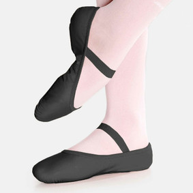 Adult Full Sole Leather Ballet Slipper - Brice